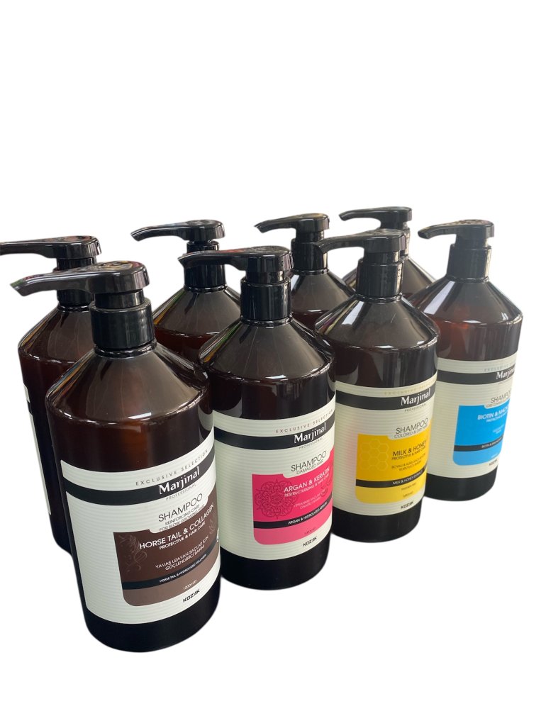 Marjinal 1000 gr bakım şampuanları Biotin-Keratin-Milk-At kuyruğu