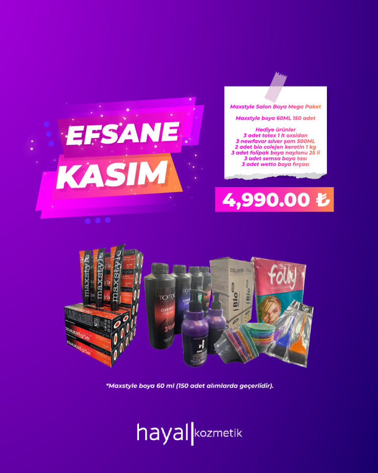 Maxstyle Salon Boya Mega Paket