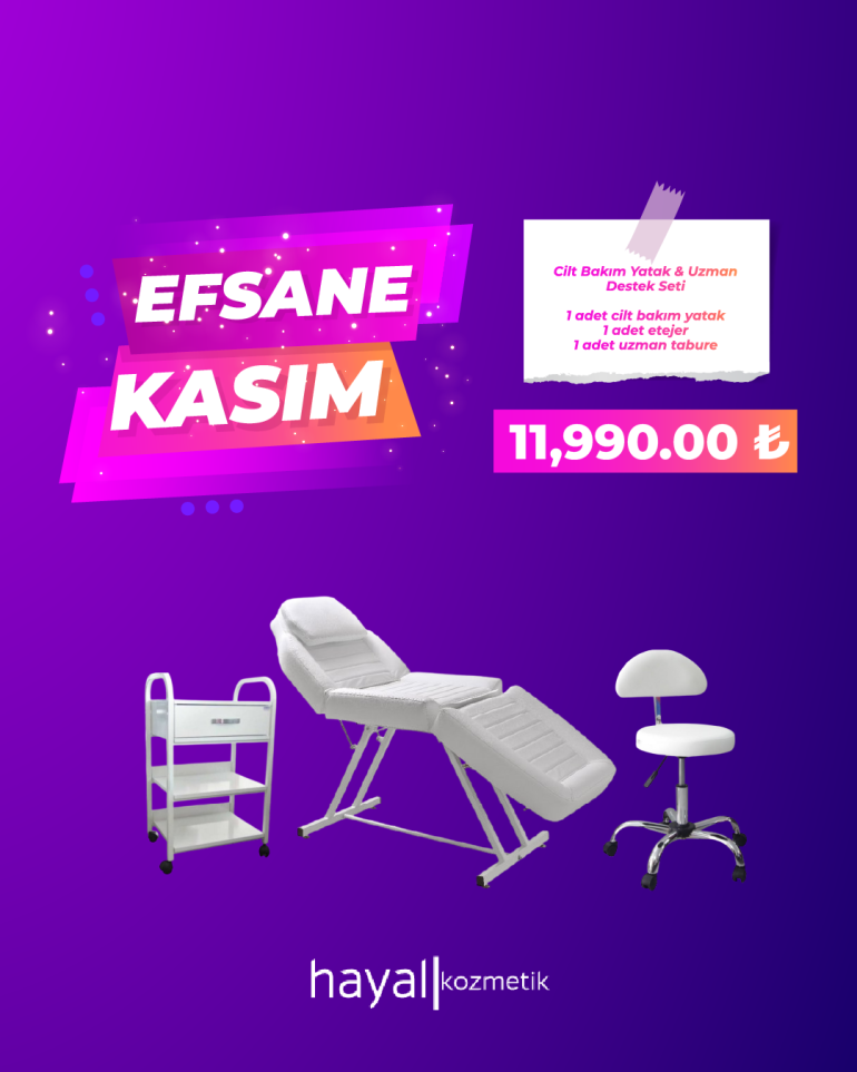 Cilt Bakım Yatak & Uzman Destek Seti