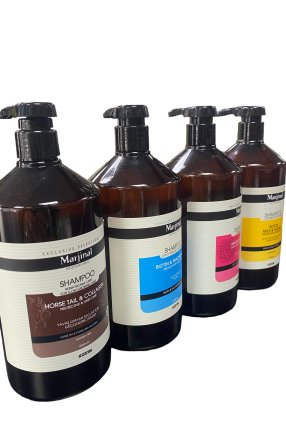 Marjinal 1000 gr bakım şampuanları Biotin-Keratin-Milk-At kuyruğu