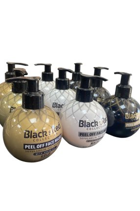 BLACK RED SOYULABİLEN YÜZ MASKESİ POMPALI 250ML