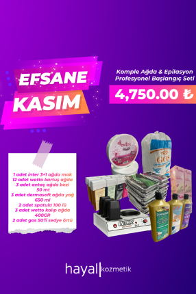 Komple Ağda & Epilasyon Profesyonel Başlangıç Seti